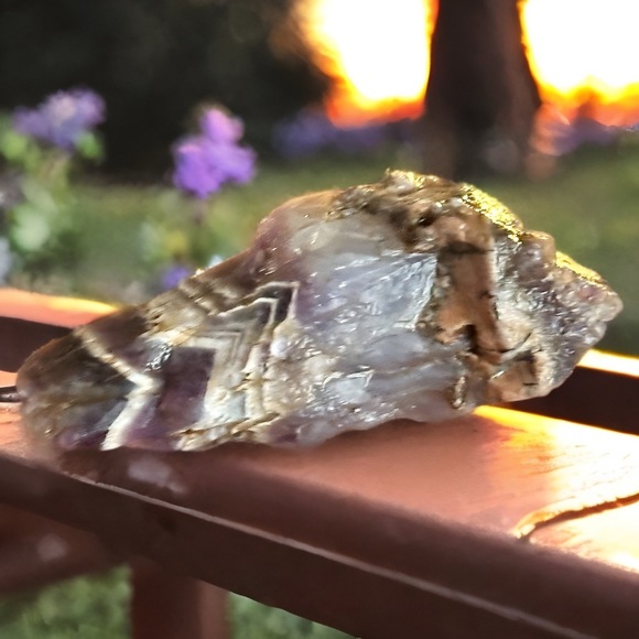 AURALITE Chevron Amethyst Super 23 Dream Amethyst Natural Wand Large Healing - Picture 12 of 16